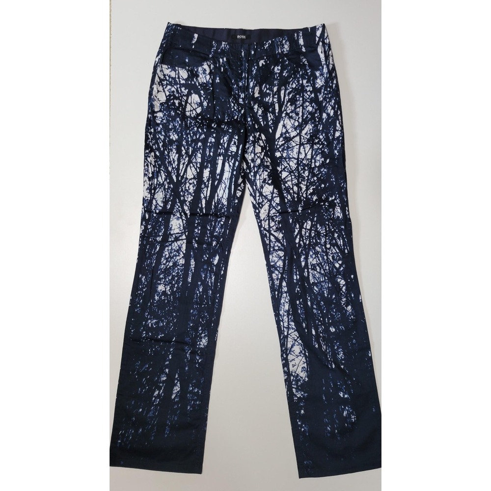 BOSS Hugo Boss Lightweight Cotton Tree Graphic Pant